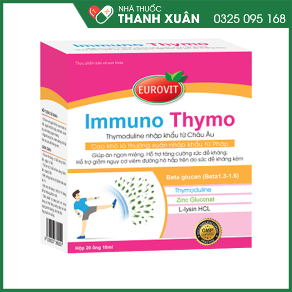 Immuno Thymo hỗ trợ tăng cường sức đề kháng